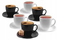 Filiżanki Komplet Do Kawy Herbaty Dekoracyjne Zestaw Kawowy Prezent FZ16