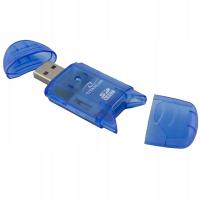 TITANUM USB КАРД-РИДЕР SD / MMC / SDHC PENDRIVE BLUE