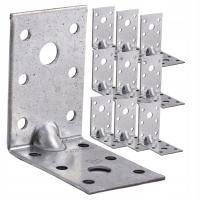 10x угловой столярный стальной монтажный оцинкованный строительный 60x60x40mm