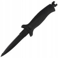 Nóż nurkowy MAC Aquatys 11 2 Black PP/TPE, Idroglider Gold Black W