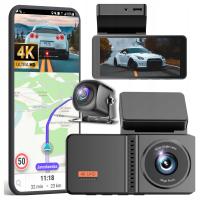 KAMERA SAMOCHODOWA WIDEOREJESTRATOR KAMERA COFANIA WIDEO REJESTRATOR 4K 2K