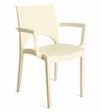 SZTAPLOWANE FOTELE DO OGRODU KOŚĆ SŁONIOWA