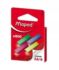 ZSZYWKI KOLOROWE 26/6 800SZT MAPED, MAPED