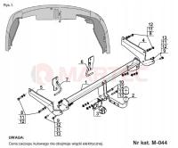 Hak holowniczy Steinhof M-044