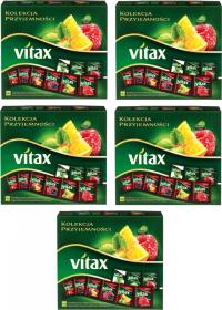 Zestaw herbat Vitax kolekcja 9 smaków 90szt x5