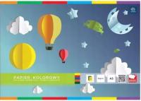 Zeszyt papierów kolorowych A5/10K (10szt) 20 Interdruk