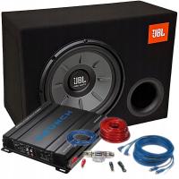 JBL 1000W MDF Crunch Bass Box кабели