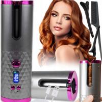 Lokówka automatyczna czarna ceramiczna 25 W 200 °C z wyświetlaczem