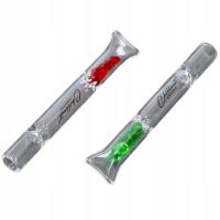 Мундштук из стекла с шариками 10,5 см смешанный цвет