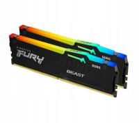Pamięć RAM Kingston FURY Beast RGB DDR5 128GB (2 x 64GB) 5600 CL40 EXPO