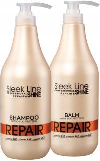 Stapiz Sleek Line Repair Shine набор для волос Шампунь 100 мл лосьон 1000 мл