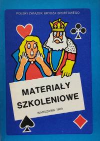 Materiały szkoleniowe Polski Związek Brydża Sportowego Warszawa 1989
