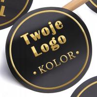 Наклейки с логотипом этикетки круглые с печатью цвет пользовательский текст мастер