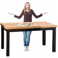 Раскладной стол для гостиной TIAGO 140 / 220 x 80 см DAB Craft / черный лофт