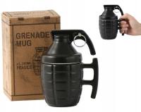 КРУЖКА ГРАНАТА С ШПЛИНТОМ ЧЕРНЫЙ 280 МЛ ДЛЯ БОЙФРЕНДА СОЛДАТА ОТЦА ВОЕННЫЙ