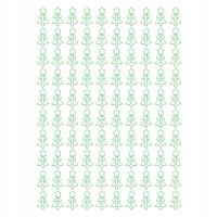 100 szt. Fantazyjne spinacze do papieru kształt choinki galwanizowany metal