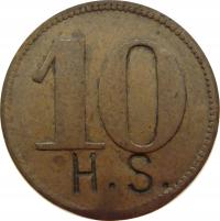 1453. Niemcy przedwojenny żeton 10 Pfennig H.S.