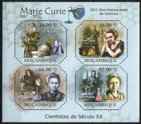 Mozambik 2011 ar 4672-75 ** Skłodowska Curie Nobel