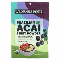 Wilderness Poets, Organiczna brazylijska jagoda acai w proszku, 99 g