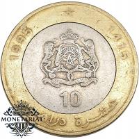 10 DIRHAMÓW 1995 MAROKO