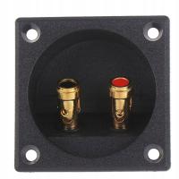 Gold 1pc Speaker Terminal Cup Round Spring Cup Subwoofer Plug Car Ster Plug