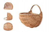 Цветочная корзина для подвешивания плетеная фольга 29 см