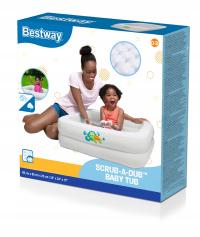 Надувной бассейн детский бассейн ванна мягкое дно для детей Bestway 51116