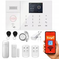 Alarm antykradzieżowy bezprzewodowy Wi-Fi 2.4GHz + GSM TUYA ZESTAW CZUJEK