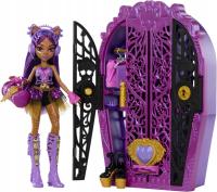 MONSTER HIGH STRASZYSEKRETY SZAFA Z DODATKAMI LALKA CLAWDEEN WOLF HXH85