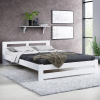 Деревянная кровать 120X200 белый цвета DMD10