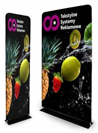ŚCIANKA TEKSTYLNA STAND REKLAMOWY 90cm -->realizacja 4 DNI<--