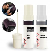 Zaprawka KIA 9B Zestaw 2w1: Lakier Bazowy + Bezbarwny z Pędzelkiem