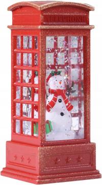 Oświetlona Kula Śnieżna, Latarnia Świąteczna | Świąteczna Świecąca Budka