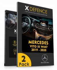 2в1 навигационное защитное стекло для MERCEDES VITO III W447 2019-2020