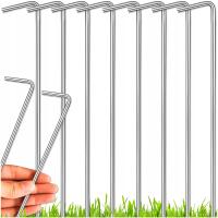 10x ŚLEDZIE DO NAMIOTU SZPILKI NAMIOTOWE STAL HACZYKI TURYSTYCZNE 17 CM