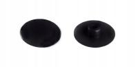 Zaślepka dla uchwytu do szkła balustrady, PVC, kolor czarny - paczka 2 szt.
