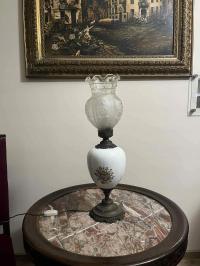 STARA LAMPA STOŁOWA ANTYK
