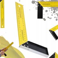 Столярный угол желто-черный 250 мм