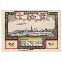 Banknot, Niemcy, Soldin, 1 Mark, ruine, 1921, UNC(