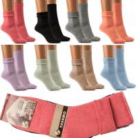 Женские толстые теплые носки без пуговиц