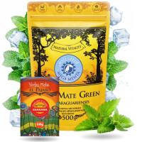 Yerba Mate Green Mega Menta 0,5kg 500g Mega Miętowa + Pajaro Guarana GRATIS