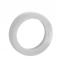 Znaczniki do kluczy kółko PVC - białe - 5 szt.