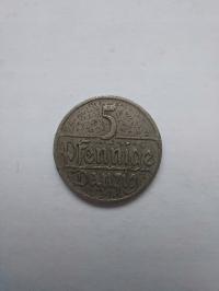 5 Fenigów 1923 rok