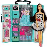 Кукольный домик кукольный шкаф одежда гардеробная обувь большой набор XXL подарок