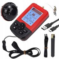 ECHOSONDA BEZPRZEWODOWA SONAR KOLOROWY WYŚWIETLACZ DLA WĘDKZARZA 100m