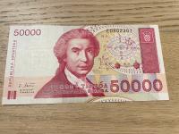 Chorwacja - 50000 dinara - 1993 - UNC