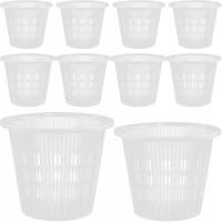 10pcs Transparent Plastic Orchid Pots Breathable Orchid