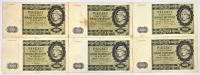 50 złotych 1940 seria A i B, zestaw banknotów – 6 szt