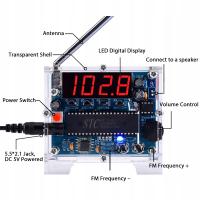 LED Digital FM Radio DIY Zestaw SCM FM Radio Module lutownicze Zestaw 3B