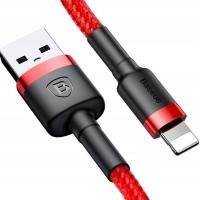 BASEUS MOCNY KABEL USB - LIGHTNING DO IPHONE IPAD PRZEWÓD OPLOT 2A 3M 300cm